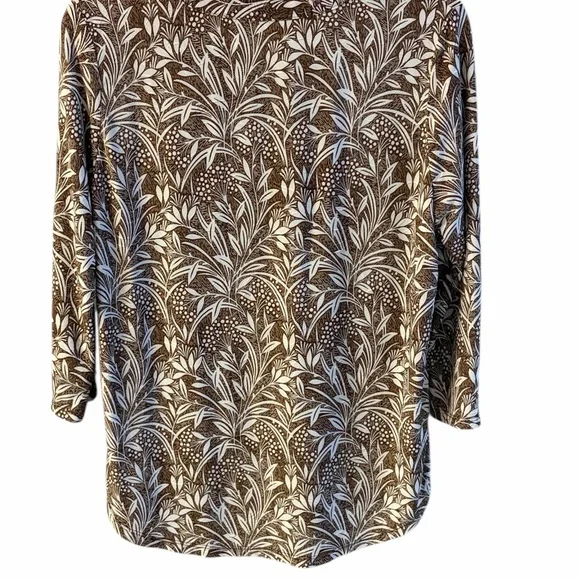 Floral Print Women's Blouse - Picture 4 of 10